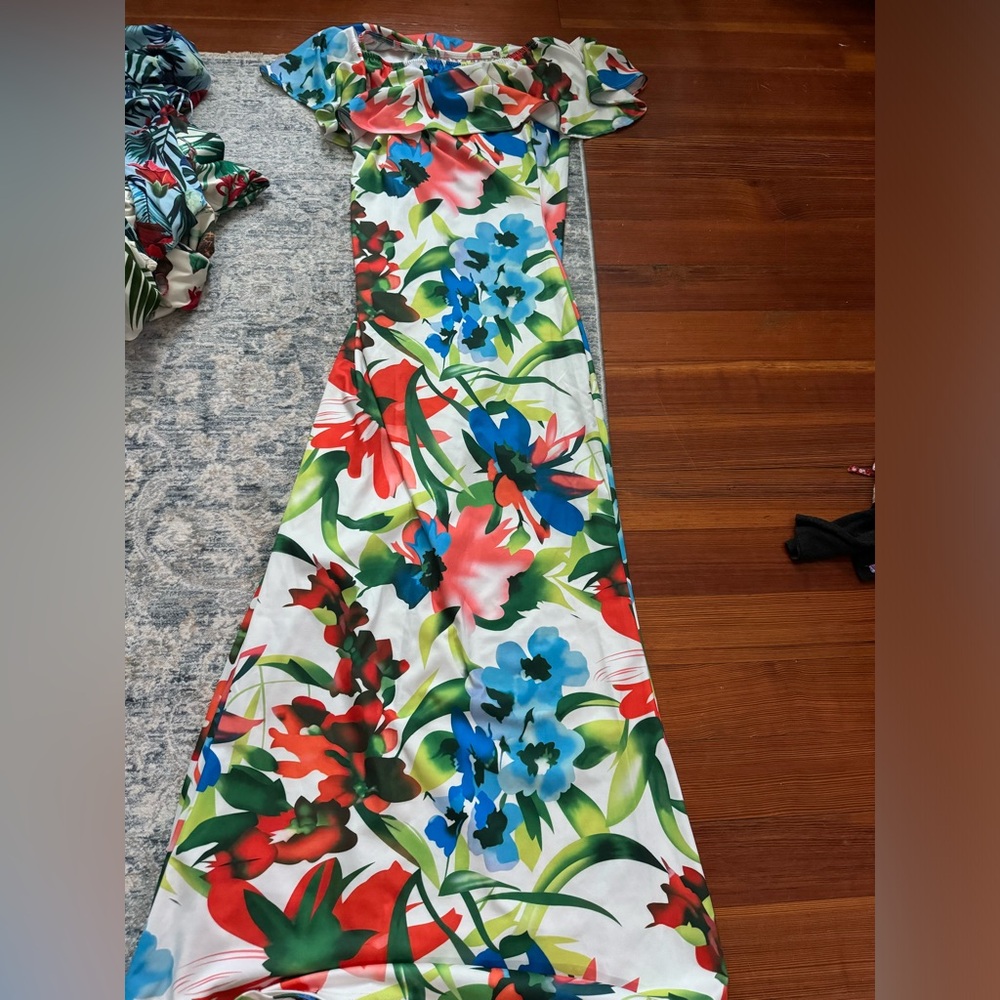 Two maxi dresses same style